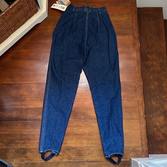 NWT Vintage Liszwear by Elizabeth Claiborne Stirrup Jeans - Picture 5 of 15
